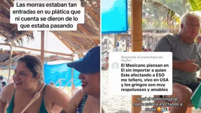 Un couple américain quitte le restaurant Mazatlán après s'être senti mal à l'aise face aux femmes qui écoutaient du banda | VIDÉO