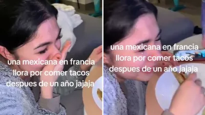 Un Mexicain pleure en mangeant un taco après avoir passé un an en dehors de Paris : « Ça fait partie de nos racines » | VIDÉO