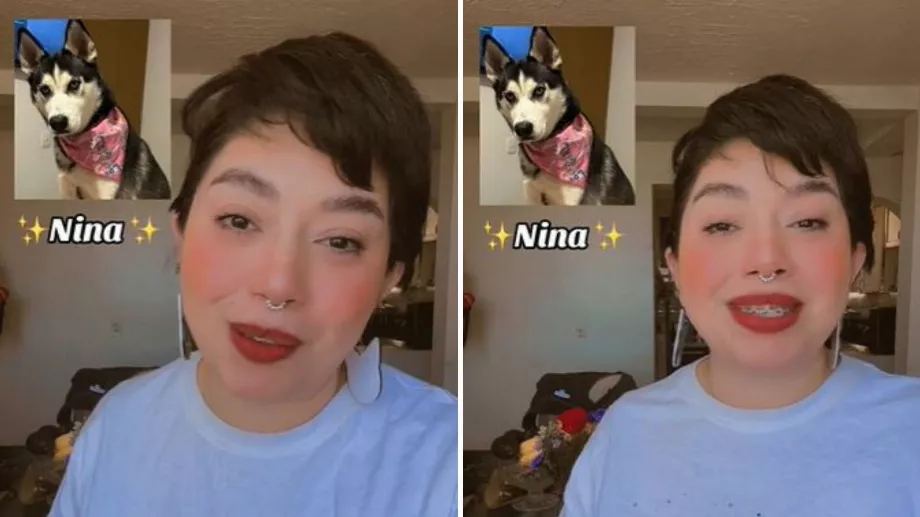 Les utilisateurs ont été choqués de voir que la TikTokeuse prétendait pouvoir communiquer avec les animaux. (TikTok @karlabrujavioleta)