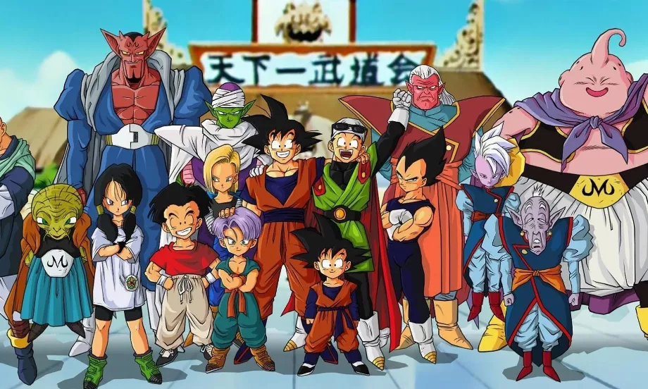 Goku et ses amis défendent la Terre contre une variété de puissants méchants venus de différentes parties de l'univers. (Toei Animation)