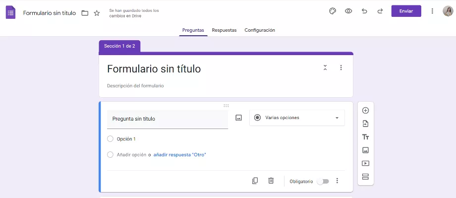 L'auteur a la possibilité de modifier le formulaire autant qu'il le souhaite. (Google)