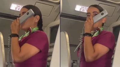 L'hôtesse de l'air de Volaris devient virale pour son discours émotionnel : « Partagez le meilleur de ce que les êtres humains ont » | VIDÉO