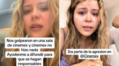 Une chanteuse mexicaine rapporte qu'elle a été agressée physiquement avec son partenaire dans un cinéma CDMX | VIDÉO