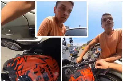 En pleine affaire d'intolérance routière, un automobiliste a pris les clés d'un motocycliste
