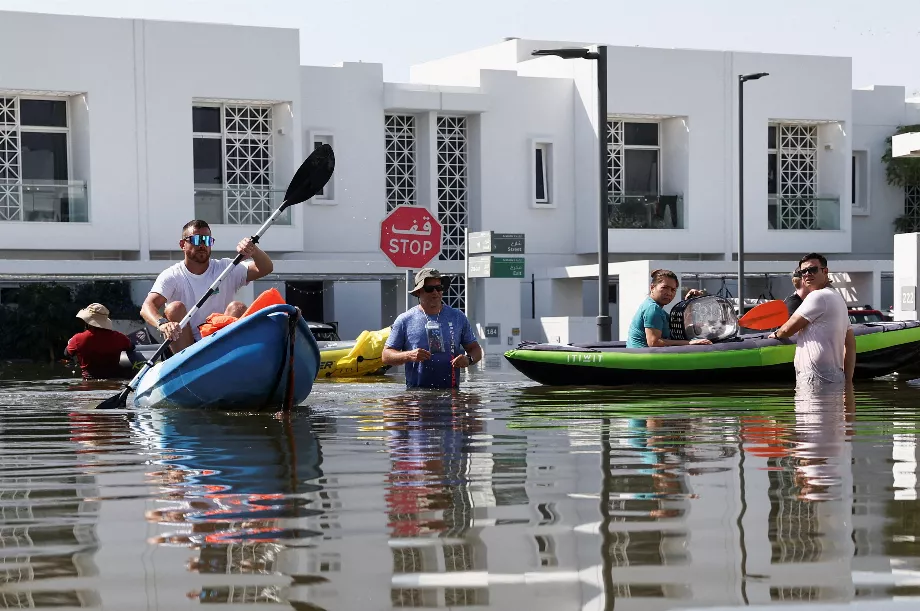 Malgré les dégâts, Dubaï a déclaré que ces pluies étaient « gentilles ». REUTERS/Amr Alfiky IMAGES TPX DU JOUR
