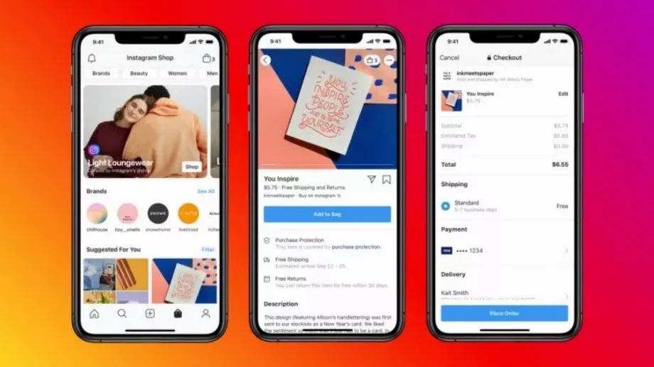 Le réseau social permet de visualiser les produits depuis l'App (Photo : Meta)