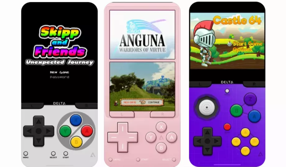 Delta est un émulateur pour iPhone, idéal pour exécuter des jeux rétro Nintendo. (Magasin d'applications)