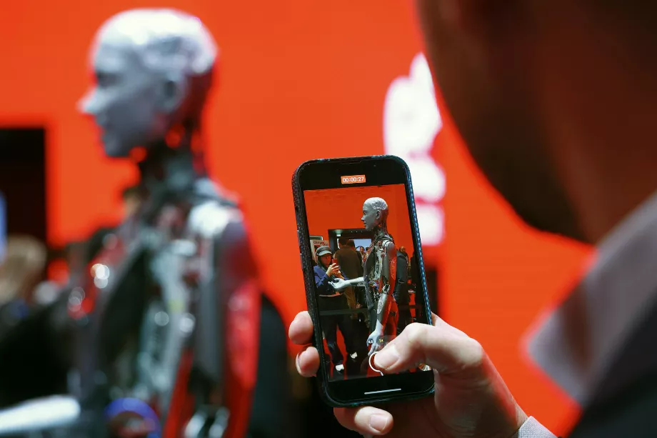 Le Mobile World Congress de 2024, marqué par l’émergence de l’intelligence artificielle. (Quique García/EFE)