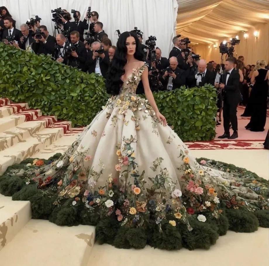 Grâce à l'intelligence artificielle, ils ont créé de faux contenus d'artistes lors du Met Gala. Ce sont tous des deepfakes. (X)