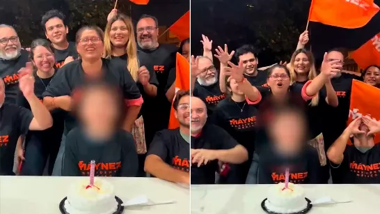 Un garçon fête son anniversaire au rythme du « Presidente Máynez » avec une soirée à thème