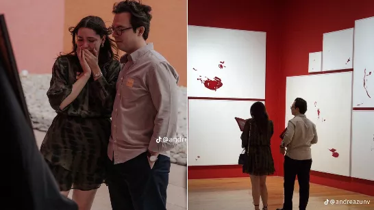 Une demande en mariage dans un musée a laissé les internautes sans voix : « Comment s’en sortir ? »