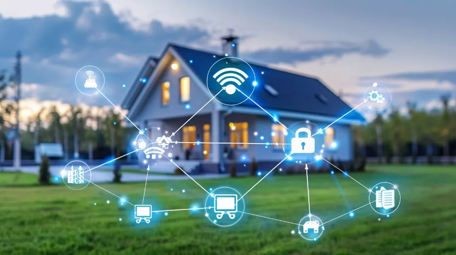 On oublie souvent qu’il y a davantage d’appareils qui consomment Internet dans la maison. Il peut s'agir d'un assistant virtuel ou d'ampoules intelligentes. (Informations sur l'image illustrative)