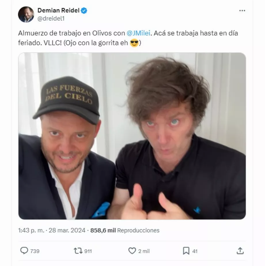 Demian Reidel est le chef du Conseil des conseillers économiques du président et son principal consultant en matière d'intelligence artificielle