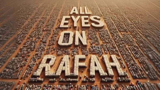 Une image appelant à « Tous les regards sur Rafah » devient virale. Mais il semble généré par l'IA