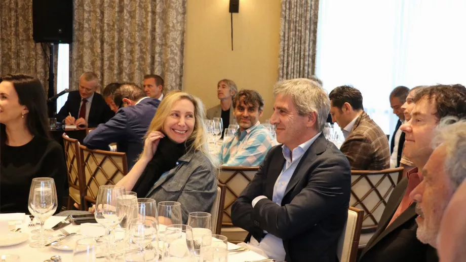Karina Milei et le ministre de l'Économie, Luis Caputo