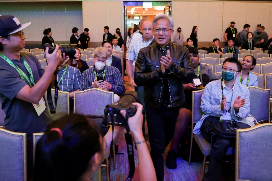 Le PDG de Nvidia participera au Taipei Computex (Photo : REUTERS/Ann Wang/File Photo)