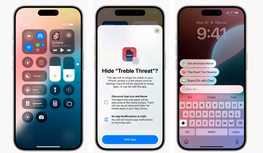 L'iPhone avec iOS 18 dispose d'améliorations en termes de design, de confidentialité et de changements dans les applications natives. (Apple)