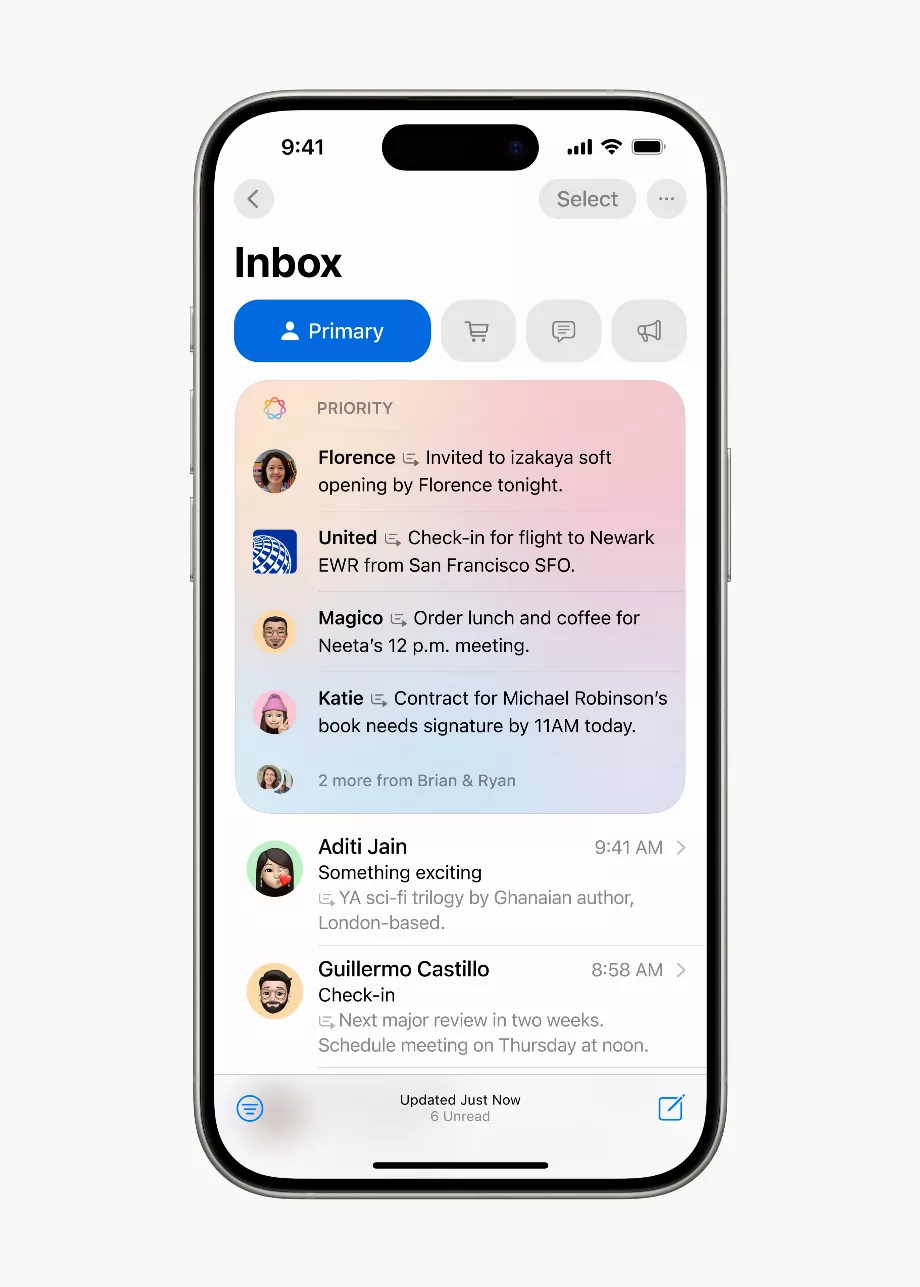 Une nouvelle façon d'organiser les informations sur iPhone. (Photo : Pomme)