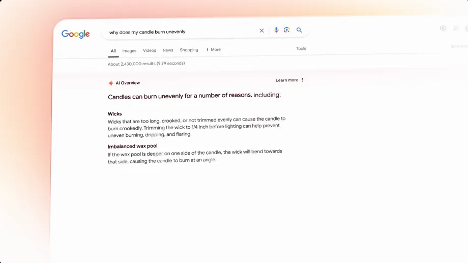 Les utilisateurs peuvent désormais entrer des requêtes étendues sur Google car l'IA aide à comprendre la demande. (Google)