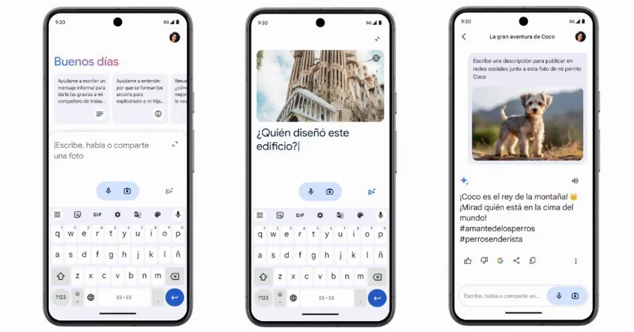 Gemini est disponible en tant qu'application sur les téléphones Android. (Photo : Europa Press)
