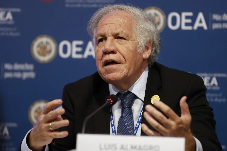 Luis Almagro a demandé le respect de la volonté populaire au Venezuela et a condamné la répression indiscriminée de Nicolás Maduro (EFE/ Bienvenido Velasco)