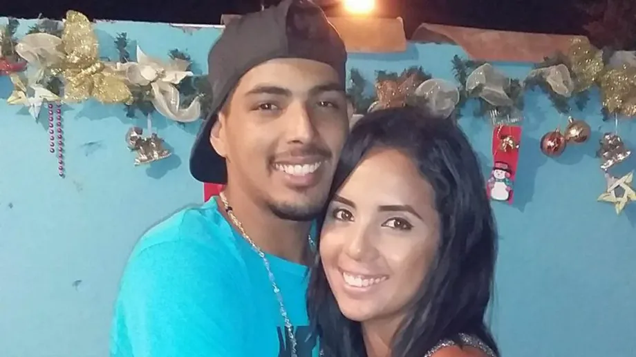 Jhonnathan Rodríguez, avec sa sœur Mariela Estanga, lors de leur dernier anniversaire ensemble avant qu'elle ne migre en Argentine