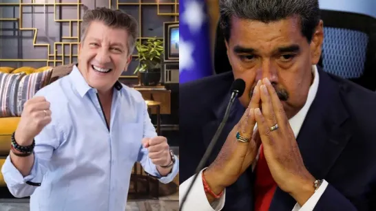Hernán Orjuela, ancien présentateur de 'Sábados Felices', a attaqué Maduro : “Tu brûleras, mal être humain”.