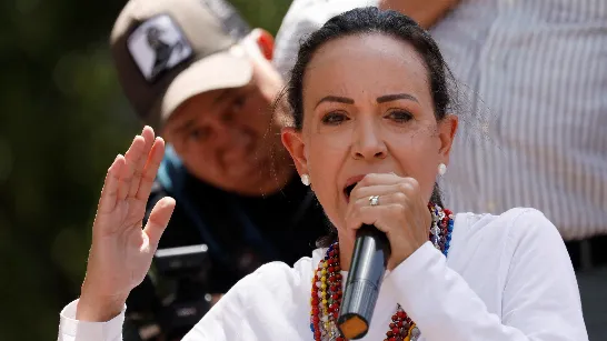 María Corina Machado a dénoncé la tentative d'enlèvement d'un témoin électoral de son parti au centre de Caracas : “Je vous demande de le protéger.”