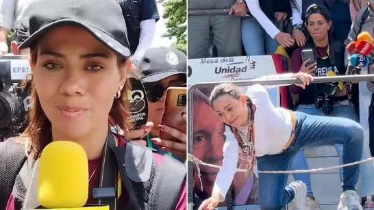 le régime a arrêté un journaliste après avoir couvert la marche dirigée par María Corina Machado à Caracas