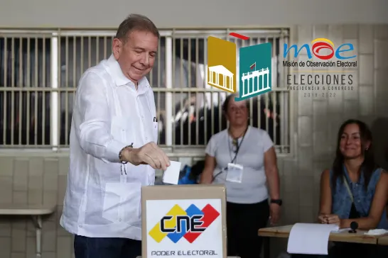 MOE Colombie reconnaît les procès-verbaux qui déclarent Edmundo González vainqueur des élections au Venezuela.