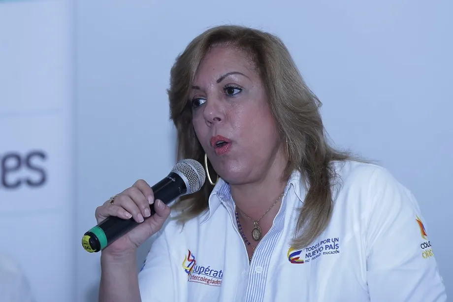 Clara Luz Roldán, ancienne gouverneure du Valle del Cauca, a également rejoint les voix de rejet des résultats électoraux au Venezuela - crédit Colprensa