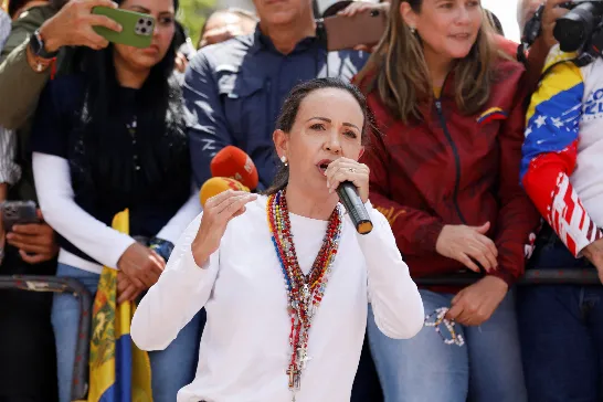 María Corina Machado : « Que le monde le sache bien, il n'y a pas de retour en arrière, c'est irréversible et ce jusqu'à la fin »