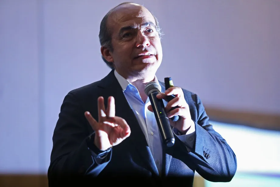 Felipe Calderón s'est prononcé en faveur du président du Chili. (Photo : Cuartoscuro)