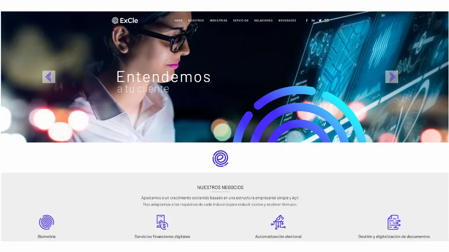 Sur son site, Ex Clé offre des conseils informatiques et des “solutions technologiques” aux entreprises et entités gouvernementales