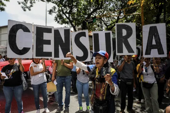 Censure au Venezuela : 4 journalistes ont été accusés de terrorisme après les manifestations contre la fraude électoral du 28 juillet.