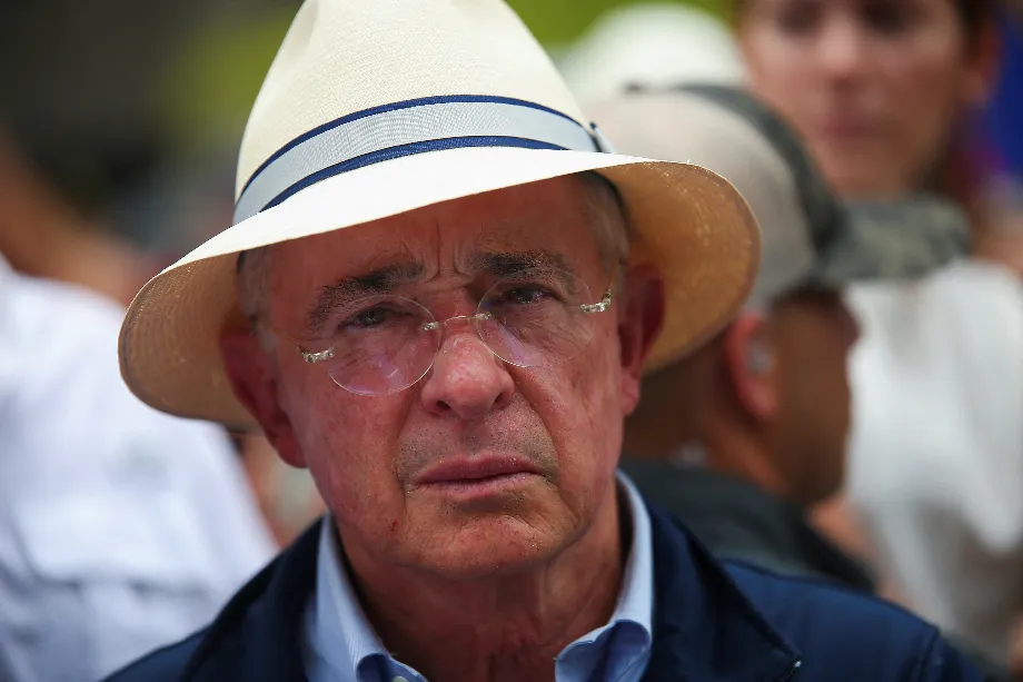 Uribe a envoyé au ministre des Affaires étrangères Murillo une note concernant la crise au Venezuela - crédit Juan David Duque/Reuters 