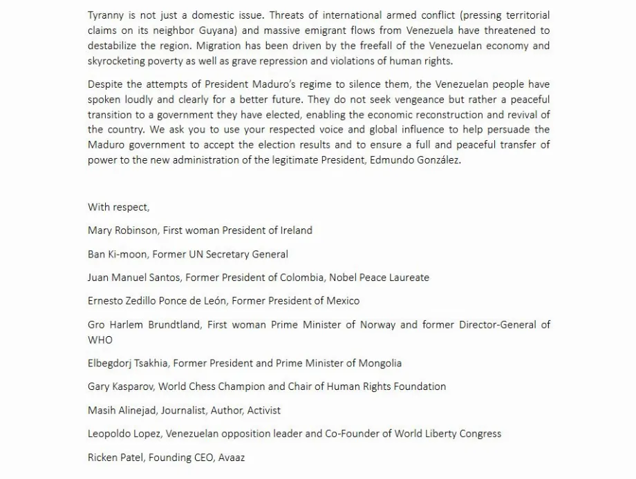 Certains des signataires de la lettre - crédit réseaux sociaux/X