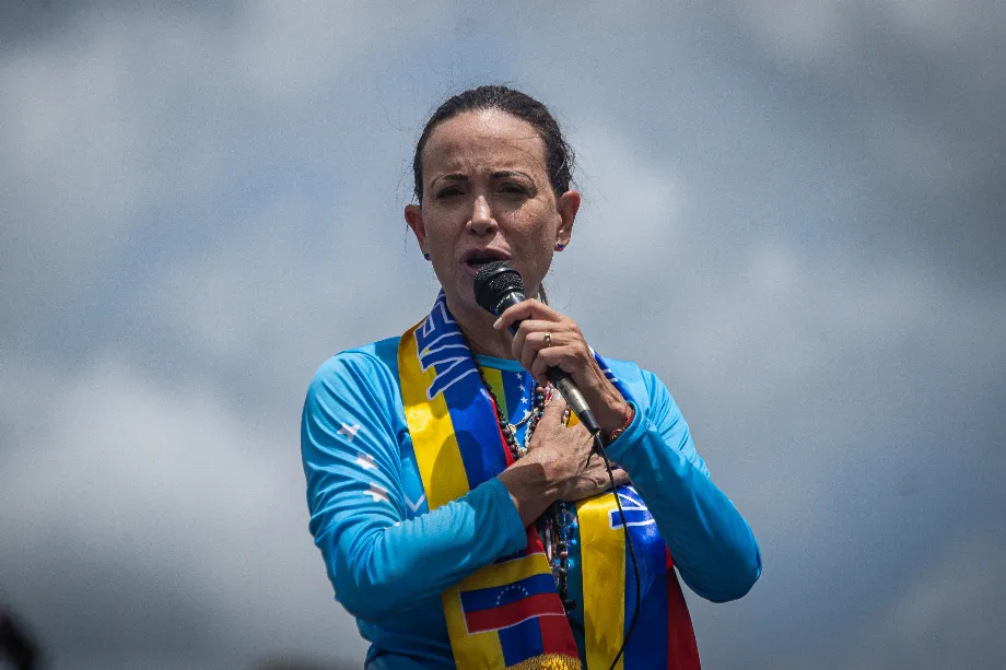 María Corina Machado a annoncé une manifestation massive contre la fraude électoral de Nicolás Maduro : “Ceci n'a pas de retour en arrière” (EFE/ Henry Chirinos) 