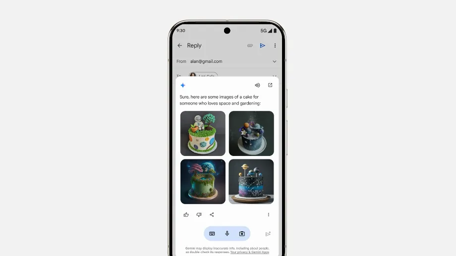 Les utilisateurs auront la possibilité d'interagir avec Gemini en utilisant d'autres applications. (Google)