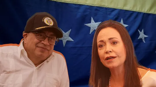 María Corina Machado a envoyé un message à Gustavo Petro : « La Colombie sait qu'une transition est avantageuse pour la région ».