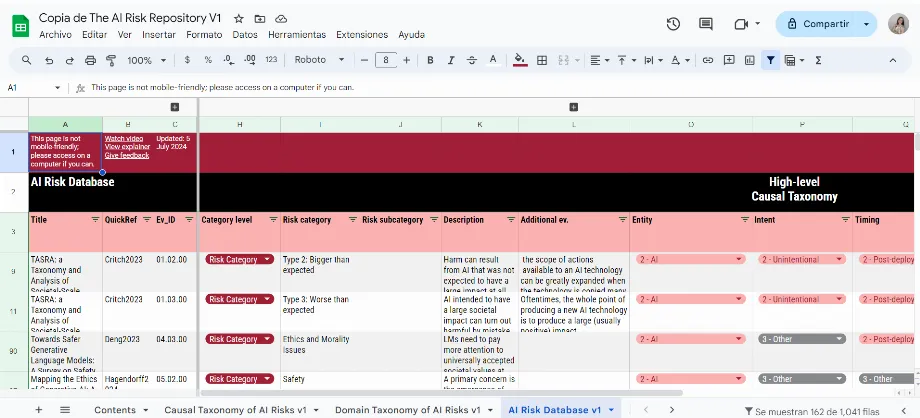 Le dépôt est disponible dans une feuille Google publique. (MIT)