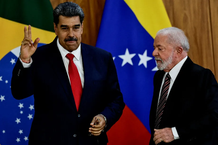 Nicolás Maduro avec Lula da Silva en mai dernier (REUTERS/Ueslei Marcelino)