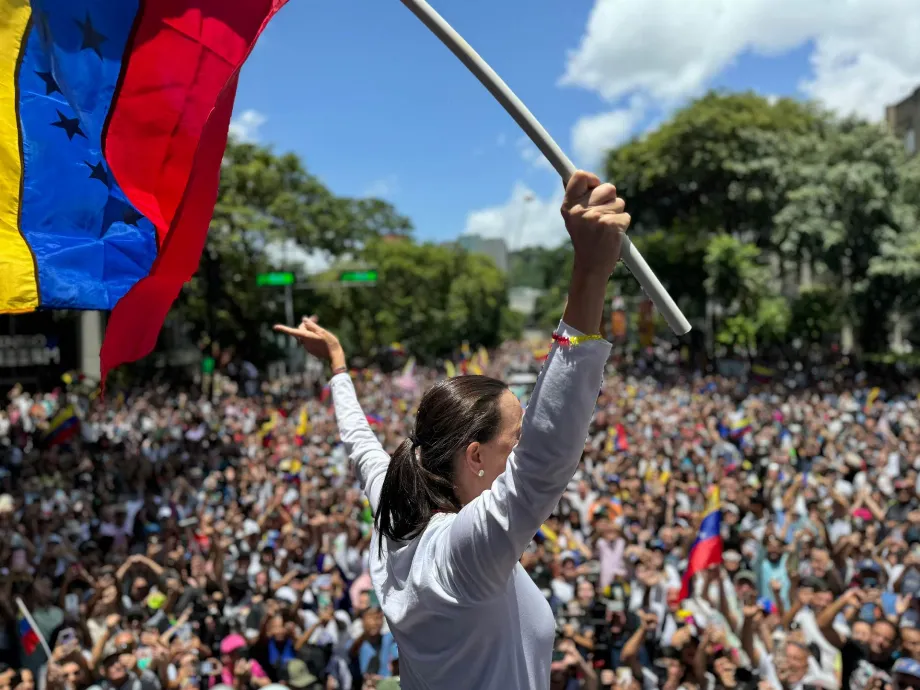 María Corina Machado à Caracas