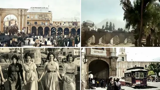Des photos anciennes d'Arequipa prennent vie grâce à l'intelligence artificielle : un Péruvien les transforme en vidéo pour rendre hommage à la ville.