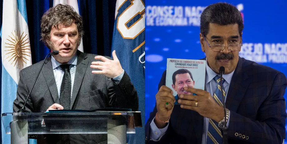 Le dictateur Nicolás Maduro a de nouveau détourné l'attention de la situation critique au Venezuela après la fraude électorale du 28 juillet en s'en prenant à des dirigeants internationaux. La cible de ses attaques était de nouveau le président de l'Argentine, Javier Milei (EFE/ Cristóbal Herrera-Ulashkevich / Miguel Gutiérrez)