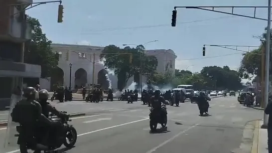 Marche au Venezuela : les forces de sécurité de Maduro ont réprimé des manifestants à Maracay.