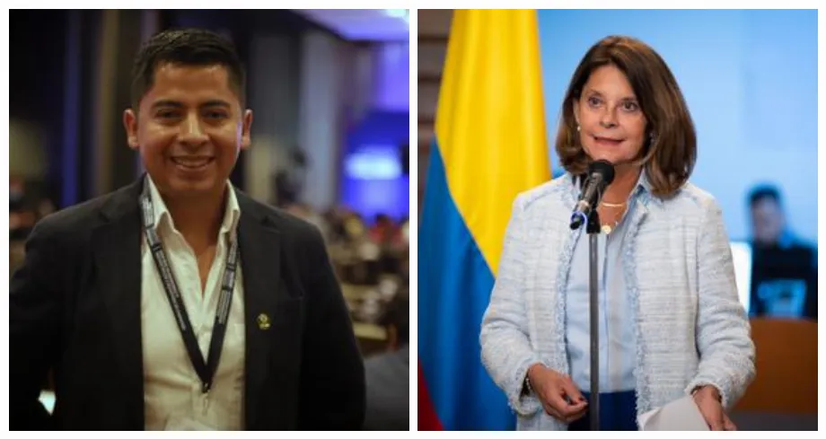 Ariel Ávila remet en question Marta Lucía Ramírez pour avoir condamné les présumés crimes de lesa humanité au Venezuela mais ne rien dire sous le gouvernement d'Iván Duque - crédit (Colprensa - Álvaro Tavera) et Ministère des affaires étrangères de Colombie