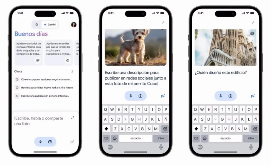 L'application Google sur iOS intègre cette intelligence artificielle. (Photo : Europa Press)