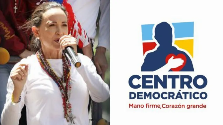 Centro Democrático alerté la communauté internationale sur la possible inculpation de María Corina Machado au Venezuela - crédit @CeDemocratico et EFE/ Ronald Peña R.