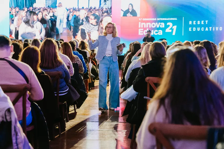 Jimena Folle, consultante en éducation et professeur de niveau initial en Uruguay, était l'une des participantes internationales du Congrès Innova Educa 21 qui s'est tenu à Córdoba.